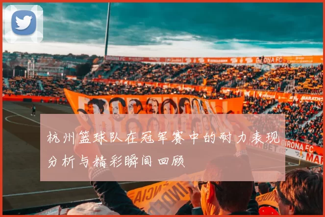 杭州篮球队在冠军赛中的耐力表现分析与精彩瞬间回顾